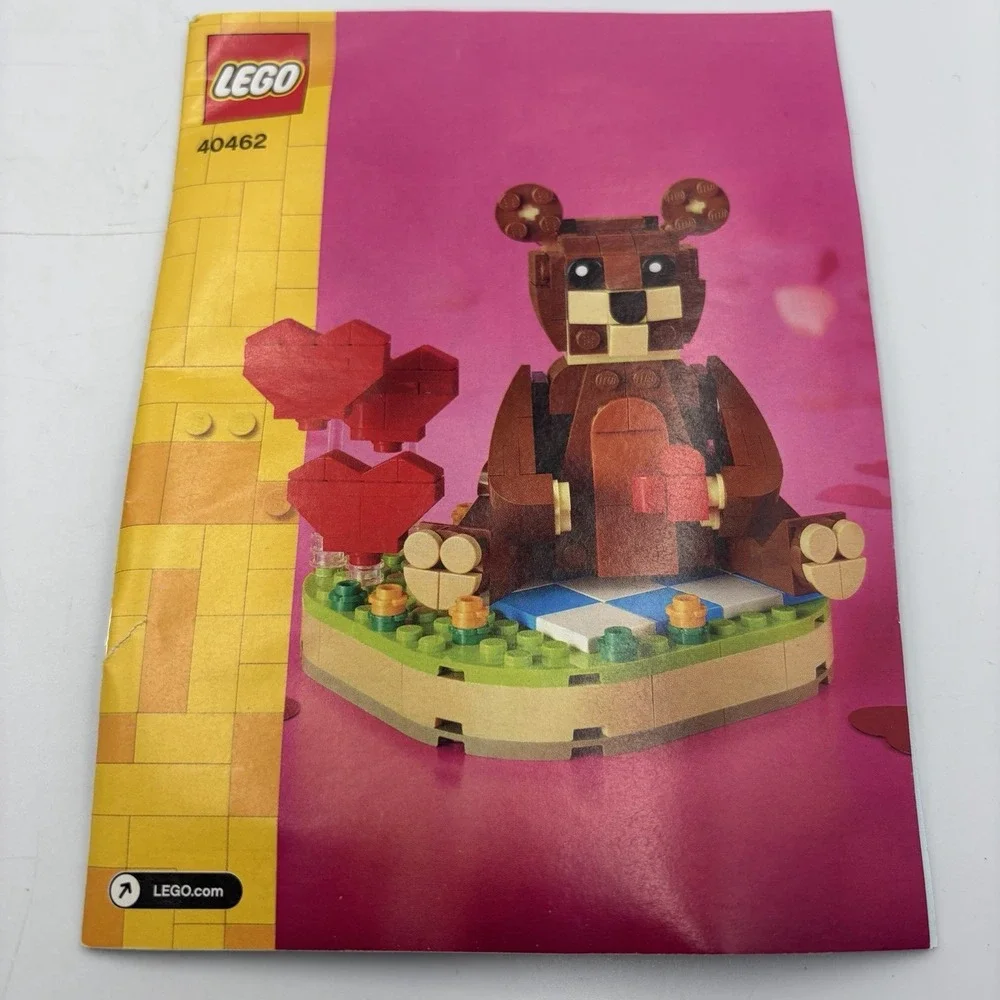 LEGO‎ 40462 Iconic Valentine's Brown Bear Building Toy Set Holiday Love Opened